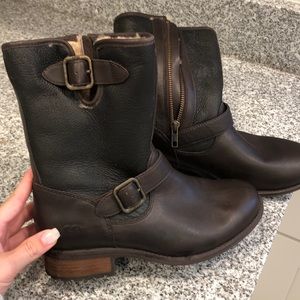 Never Worn Leather UGG Boots